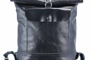 Кожаный рюкзак Skin and Skin Roll L Черный (BP01BL)