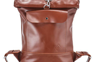 Кожаный рюкзак Skin and Skin Roll L Коньячный (BP01CO)