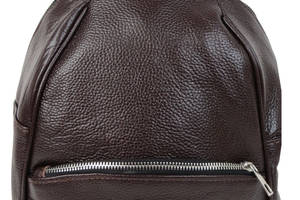 Кожаный женский рюкзак 9L Borsacomoda коричневый