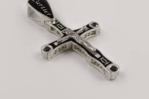 Крест с эмалью Maxi Silver 8026