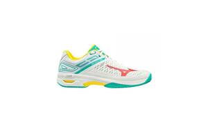 Кросcовки муж. MIZUNO WAVE EXCEED TOUR4 CC белый/красный/зеленый (42) UK8 61GC2077-62 42