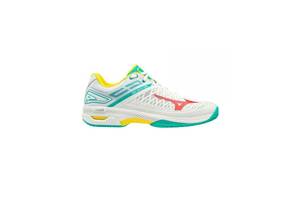 Кросcовки муж. MIZUNO WAVE EXCEED TOUR4 CC белый/красный/зеленый (43) UK9 61GC2077-62 43