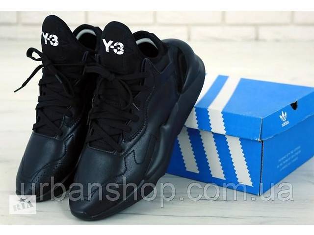 Кросівки чоловічі Adidas Yohji Yamamoto Y-3 'Чорні' р. 41-45 11950