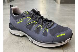Кросівки трекингові Lowa Innox Evo Gtx Lo 43.5 р, Steel blue/lim (синей/ желтый), легкие ботинки трекингові