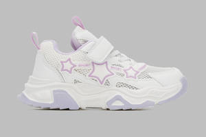 Кроссовки для девочки Stepln E37-3K 35 Бело-Фиолетовый (2000990428288)