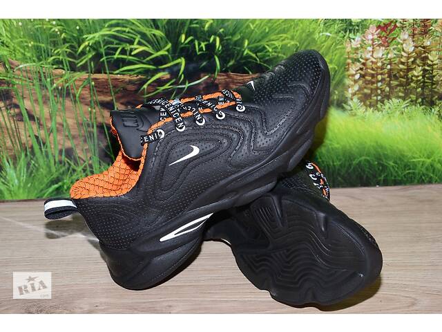 Кроссовки кожа натуральная М21 перфорация летние Nike размеры 40 41 42 43 44 45 - Фото 6