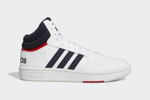 Кроссовки мужские Adidas Hoops 3.0 Mid Classic Vintage Shoes (GY5543) 41 Белый