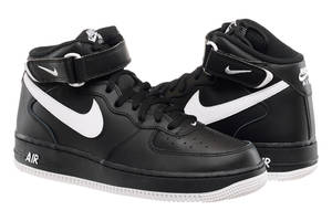 Кросівки чоловічі Nike Air Force 1 Mid '07 (DV0806-001) 45 Чорно-білий