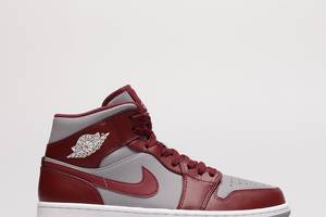 Кроссовки мужские Nike Air Jordan 1 Mid (DQ8426-615) 46 Красно-Серый