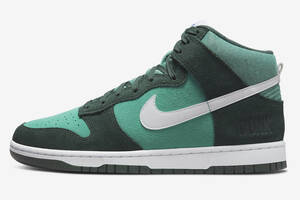 Кроссовки мужские Nike Nike Dunk High Retro Se (DJ6152-300) 42.5 Зеленый