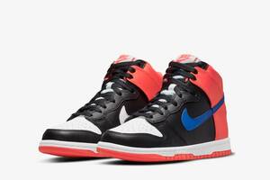 Кроссовки подростковые Nike Dunk High Knicks (Gs) (DB2179-001) 37.5 Красно-белый