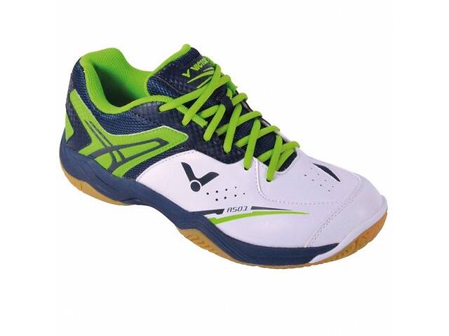 Кроссовки женские для сквоша Victor A501 Indoor white/green - 37,5 A501-37,5