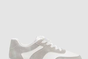Кроссовки женские экокожа Fashion 243R186-150 38 Бело-серый