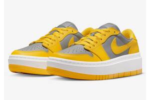 Кроссовки женские Jordan 1 Low Elevate Yellow Grey (DH7004-017) 37.5 Желтый