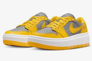 Кроссовки женские Jordan 1 Low Elevate Yellow Grey (DH7004-017) 37.5 Желтый