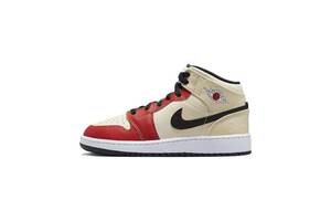 Кроссовки женские Jordan 1 Mid Gs ‘Dunk Contest’ (DV7012-100) 36.5 Комбинированный