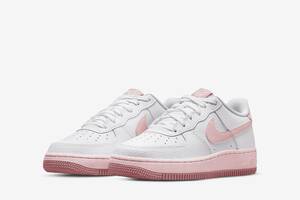 Кроссовки женские Nike Air Force 1 Gs Elemental Pink (CT3839-107) 39 Белый