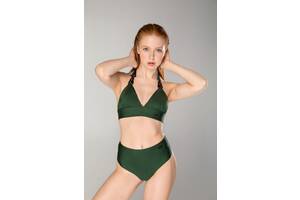 Купальник раздельный (Плавки и Топ) Designed for Fitness Moto Girl Midnight Green S