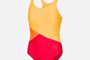 Купальник слитный Aqua Speed Pola (541-39) 134 см Желтый/Красный/Оранжевый (5908217686114)