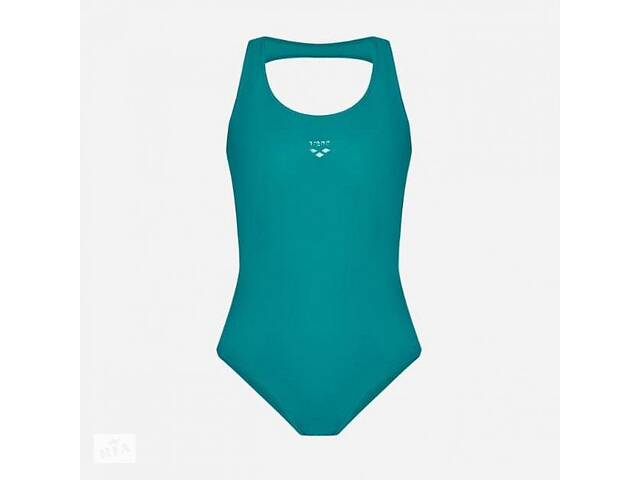 Купальник слитный женский Arena Solid O Back Swimsuit Зеленый 38 (005911-600)
