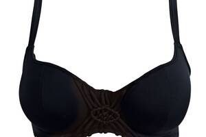 Купальный топ Freya Macrame 4054 36G Black (889500502821)