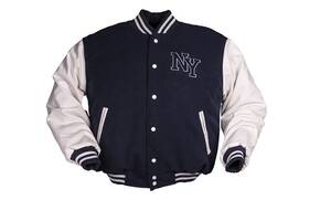 Куртка бомбер Mil-Tec NY Baseball Navy/White 10370003 3ХL