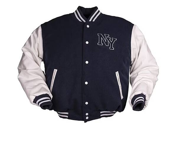 Куртка бомбер Mil-Tec NY Baseball Navy/White 10370003 3ХL