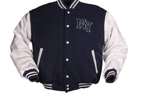 Куртка бомбер Mil-Tec NY Baseball Navy/White 10370003 ХL