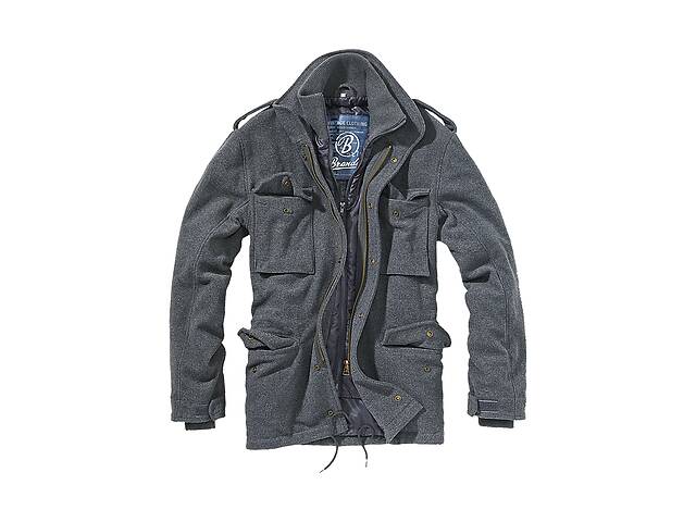 Куртка Brandit M65 Voyager Wool Jacket Anthracite S Серый (3147.5-S)