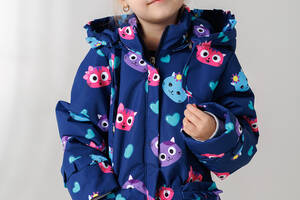 Куртка для девочки Brands B-2323 104 см Темно-синий (2000990257024)