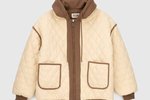 Куртка для девочки Xzkami 20 146 см Бежевый (2000990255983)