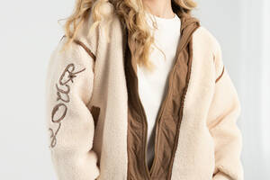 Куртка для девочки Xzkami 23B30 128 см Молочный (2000990256164)