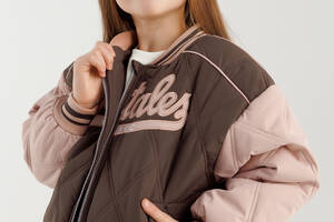 Куртка для девочки Xzkami 55228 128 см Коричневый (2000990255280)