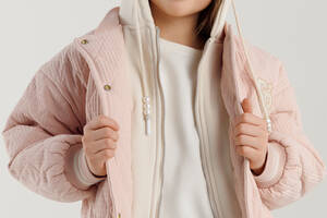Куртка для девочки Xzkami 55377 110 см Розовый (2000990255549)