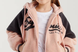 Куртка для девочки Xzkami 55379 128 см Розовый (2000990256058)