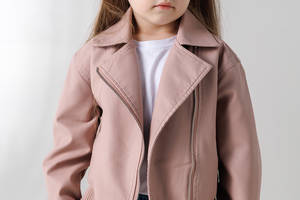 Куртка для девочки Xzkami 61029 128 см Пудровый (2000990432360)