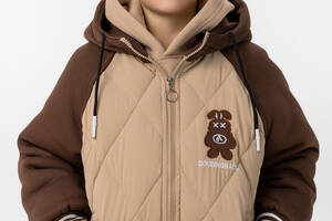 Куртка для мальчика Xzkami 3 104 см Бежевый (2000989985303)