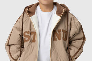 Куртка для мальчика Xzkami 8892 110 см Бежевый (2000989984870)