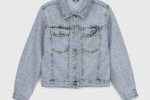 Куртка джинсовая для девочки DMB 9094 134 см Голубой (2000990265739)