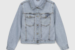 Куртка джинсовая для девочки DMB 9094 164 см Голубой (2000990265845)