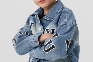 Куртка джинсовая для мальчика Brands 6802 140 см Синий (2000990306883)