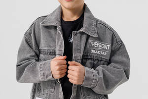 Куртка джинсовая для мальчика Brands 6813 134 см Серый (2000990306937)