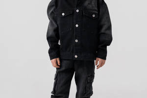 Куртка джинсовая для мальчика Brands 6819 152 см Черный (2000990306807)