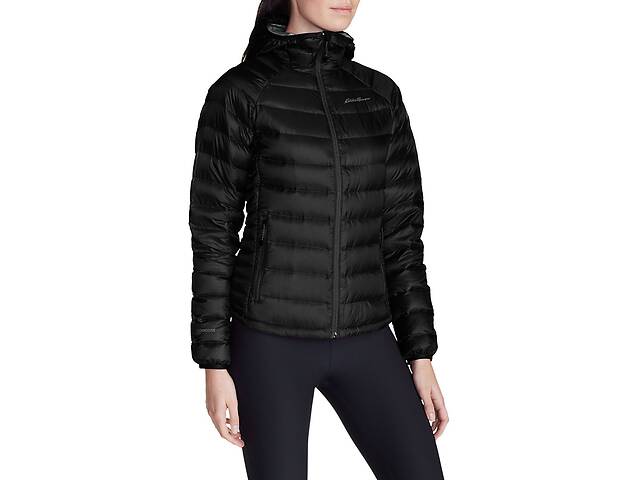 Куртка Eddie Bauer Womens Downlight StormDown Hooded Jacket BLACK XS Черный (1075BLK-XS)