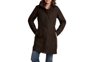 Куртка Eddie Bauer Womens Girl On The Go Insulated Trench Coat COCOA XS Коричневый (7347CC-XS)