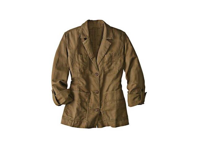Куртка Eddie Bauer Womens Jacket Linen BROWN XL Светло-коричневый (7114375BR)
