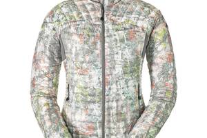 Куртка Eddie Bauer Womens MicroTherm StormDown Jacket Print CHROME S Серый (1142CH-S)