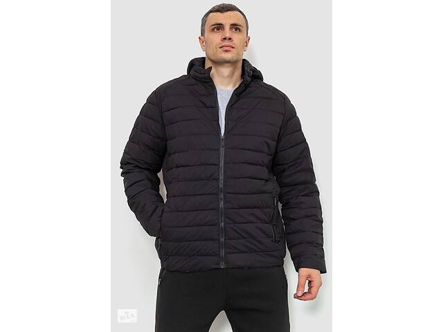 Куртка мужская демисезонная с капюшоном черный 214R8891 Ager XXL