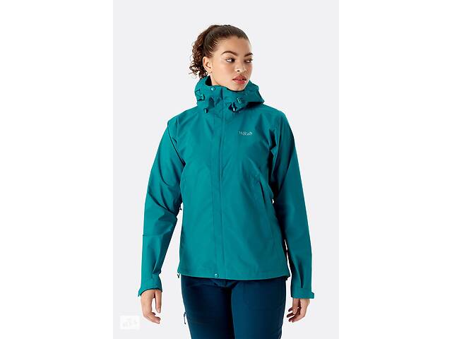 Куртка Rab Downpour Eco Jacket Women's 10 Бирюзовый