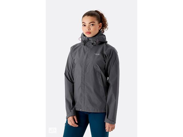 Куртка Rab Downpour Eco Jacket Women's 12 Серый